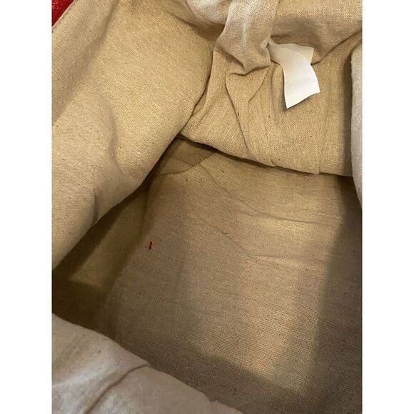 New Christmas Storage Tote Pine Cones Holiday 13x13x13 Inchs - Picture 4 of 9